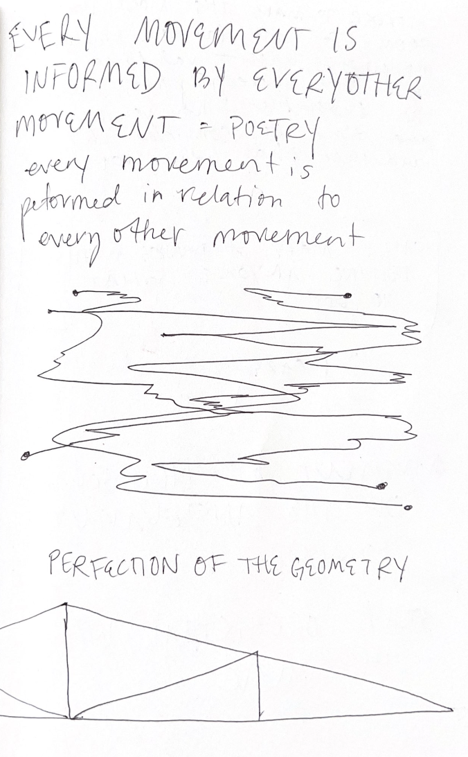 Pen on white paper that reads 